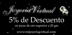 Mijoyeriavirtual.com 5% Descuento en oro