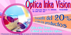 25% de Descuento en gafas Progresivas kodak Optica Inka Vision