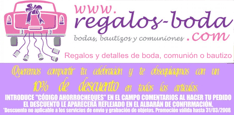 Descuento 10% Regalos de Boda Regalos-boda.es