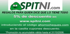 C&oacute;digo Promocinal Tienda Online de Regalos Spitni.com